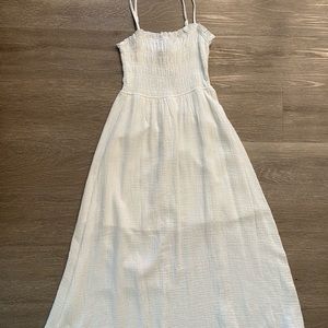 White Petal & Pup Maxi Dress